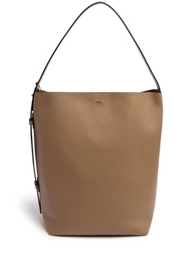 Archetipo 01 leather bucket bag
