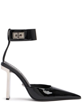 105mm Patent leather pumps