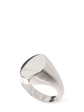 MM6 Minimal logo brass ring