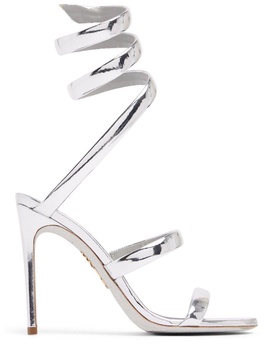 105mm Mirror leather sandals