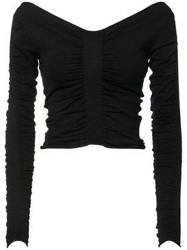 V neck knitted top