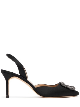 70mm Hangisli satin pumps