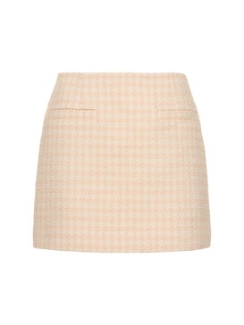 Vanessa houndstooth mini skirt
