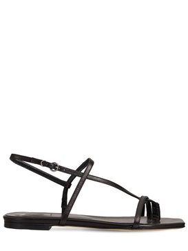 10mm Ella leather thong sandals