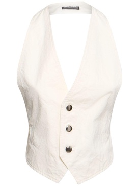 Monique cotton twill vest