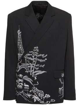 Jungle tailored kimono jacket
