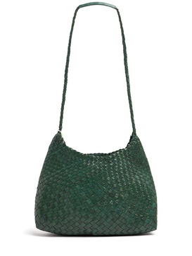 Santa Rosa handwoven tapered leather bag