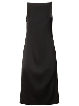 La Robe Spoglio satin midi dress