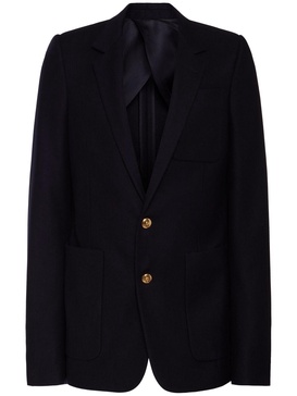 Wool single breasted blazer