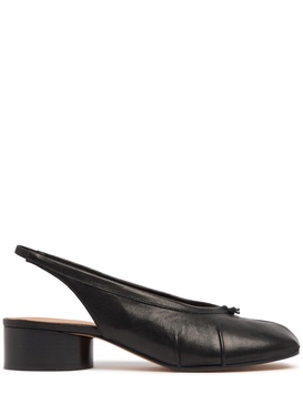 30mm Tabi leather slingbacks