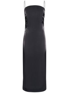 La Robe Carino satin midi dress