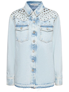 Denim jacket w/ studs