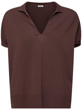 Cotton polo top