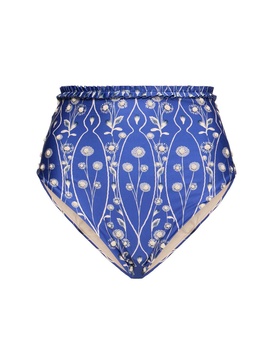 Nopal printed high waist bikini bottoms