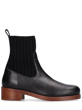 30mm Hobbes leather ankle boots