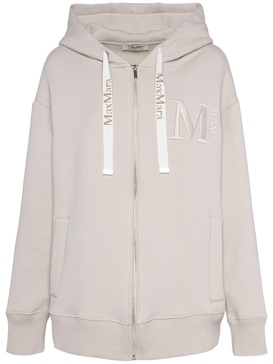 Pecos jersey zip up hooded sweatshirt