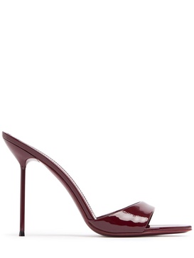 105mm Lidia patent leather mules