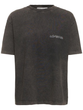 Jersey printed short sleeve t-shirt