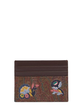 Arnica embroidery card holder
