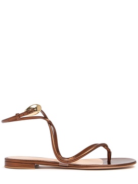 5mm Black Mamba nappa leather sandals