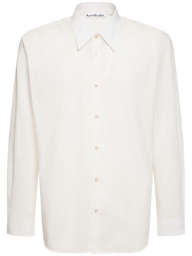 Salo long sleeve cotton poplin shirt