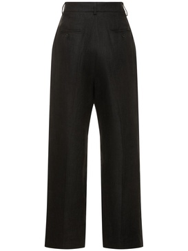 Malizia linen canvas wide pants