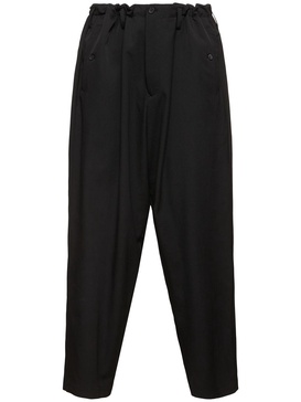 Wide wool pants