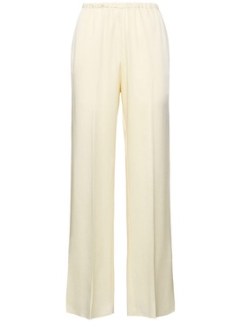 Envers satin straight pants