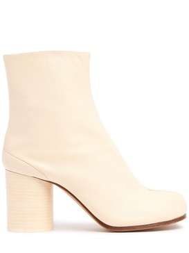 80mm Tabi vintage leather ankle boots