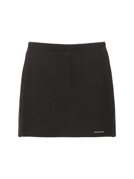 Cotton mini skirt w/ elasticated band