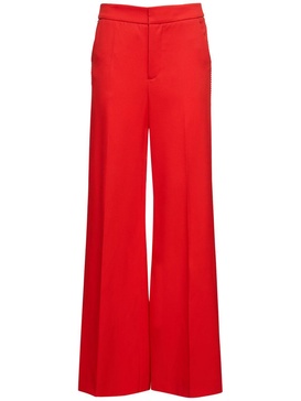 Embellished wool pants