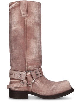 Acne Studios Women Pull-On Denim Boots