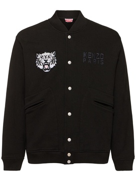 Happy Tiger embroidered bomber jacket