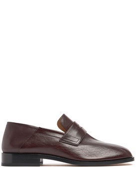 Tabi leather shoes