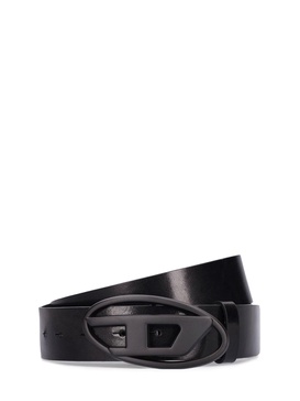 3.9cm Oval-D leather belt