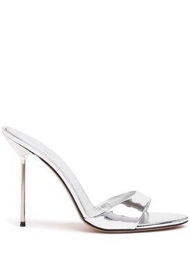 105mm Lidia mirror leather mules