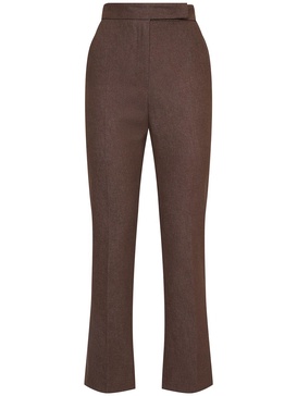Galizia denim effect straight pants