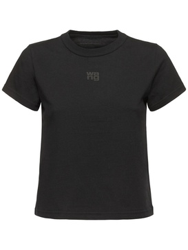 Essential shrunk cotton jersey t-shirt
