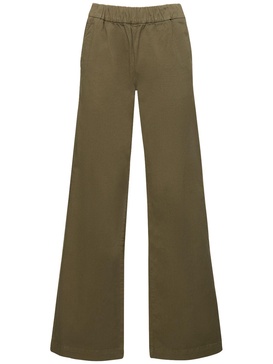Koa stretch cotton straight pants