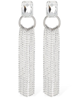 Crystal earrings w/ fringes