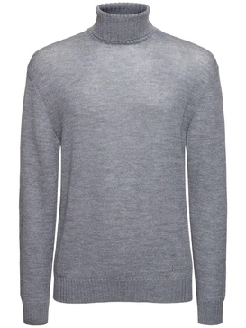 Extrafine wool turtleneck sweater