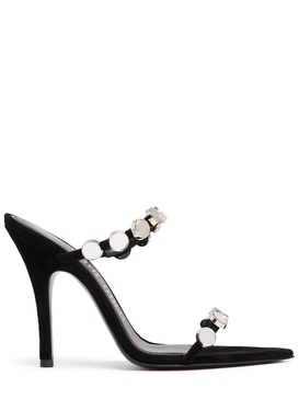 105mm Venus suede sandals