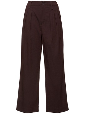 Enclothe washi & wool blend wide pants
