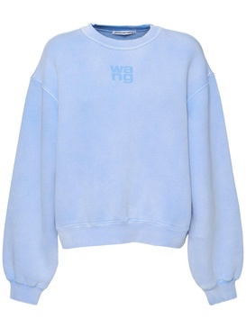 Essential terry crew sweatshirt