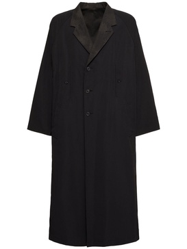 Cotton blend long coat