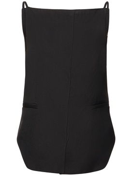 Mihant sleeveless viscose blend top