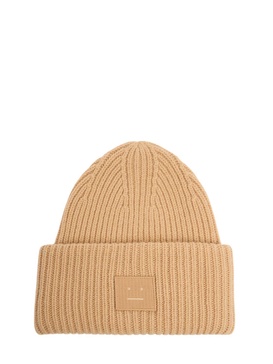 Pansy 'n Face wool beanie