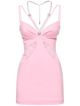 Butterfly cutout mini dress