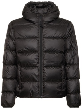 Light nylon puffer jacket