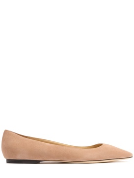10mm Romy suede ballerina flats